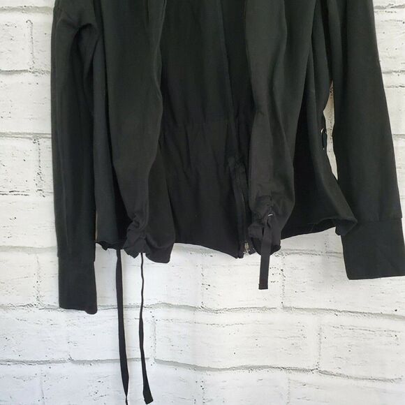 Talia Made In Peru Donna Jacket Black Peruvian Cotton Womens Size Medium - Picture 2 of 10